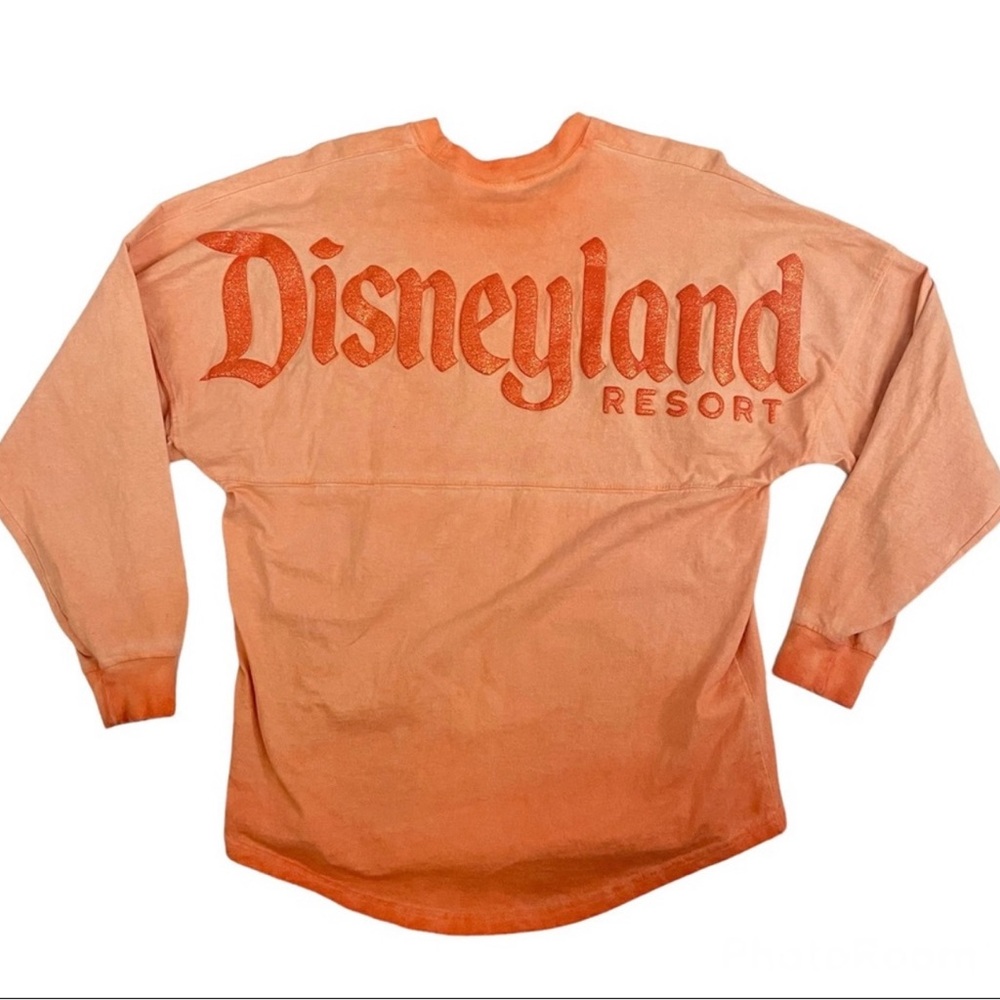 Disneyland Resort Ariel’s Grotto Coral Ombré Glitter Spirit Jersey EUC XS